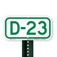 Parking Space Signs D-23
