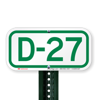 Parking Space Signs D-27