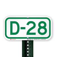 Parking Space Signs D-28