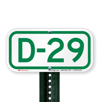 Parking Space Signs D-29