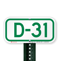 Parking Space Signs D-31