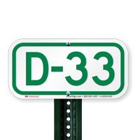 Parking Space Signs D-33