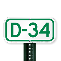 Parking Space Signs D-34