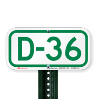 Parking Space Signs D-36