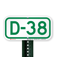 Parking Space Signs D-38