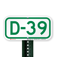 Parking Space Signs D-39