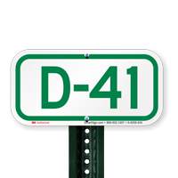 Parking Space Signs D-41