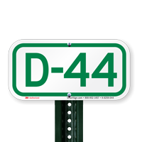 Parking Space Signs D-44