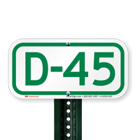 Parking Space Signs D-45