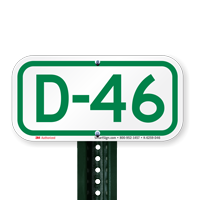 Parking Space Signs D-46