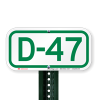 Parking Space Signs D-47