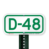 Parking Space Signs D-48