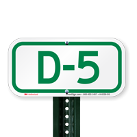Parking Space Signs D-5