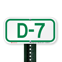 Parking Space Signs D-7