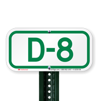 Parking Space Signs D-8