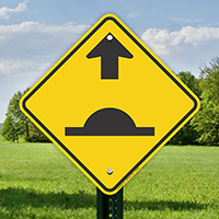 USAストリート看板 SPEED BUMP speed-bump-ahead-graphic-sign-