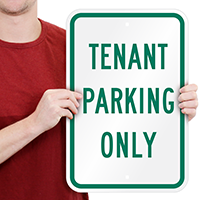 TENANT PARKING ONLY Sign