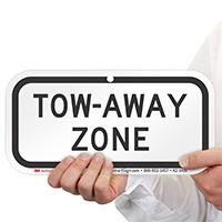 Tow-Away Zone Supplemental Parking Signs