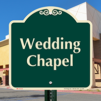 Wedding Chapel Signature Sign