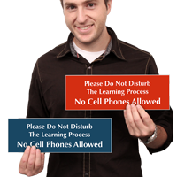 No Cell Phones Allowed Sign