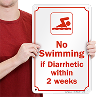 Pool Rules Sign