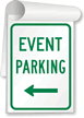Event Parking Left Arrow Sign Book