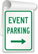 Event Parking Right Arrow Sign Book