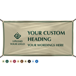 Add Your Heading Wordings and Logo Custom Vinyl Banner
