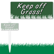 Keep Off Grass Bolt On Easystake Sign