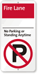 No Parking Or Standing Anytime Sign with Symbol