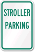 STROLLER PARKING Sign