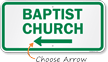 Baptist Church Sign