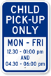 Custom Child Pick-Up Sign