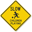 Children Playing Sign