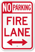 Colorado Fire Lane No Parking Sign
