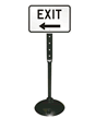 Exit Sign & Post Kit (with Left Arrow)