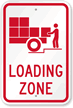 Loading Zone Sign (With Graphic)