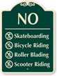 No Skateboarding SignatureSign