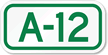 Parking Space Sign A-12
