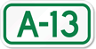 Parking Space Sign A-13