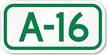 Parking Space Sign A-16
