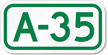 Parking Space Sign A-35