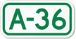 Parking Space Sign A-36