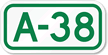 Parking Space Sign A-38