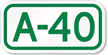Parking Space Sign A-40