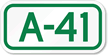 Parking Space Sign A-41