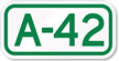 Parking Space Sign A-42