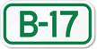 Parking Space Sign B-17