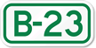 Parking Space Sign B 23