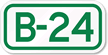 Parking Space Sign B 24